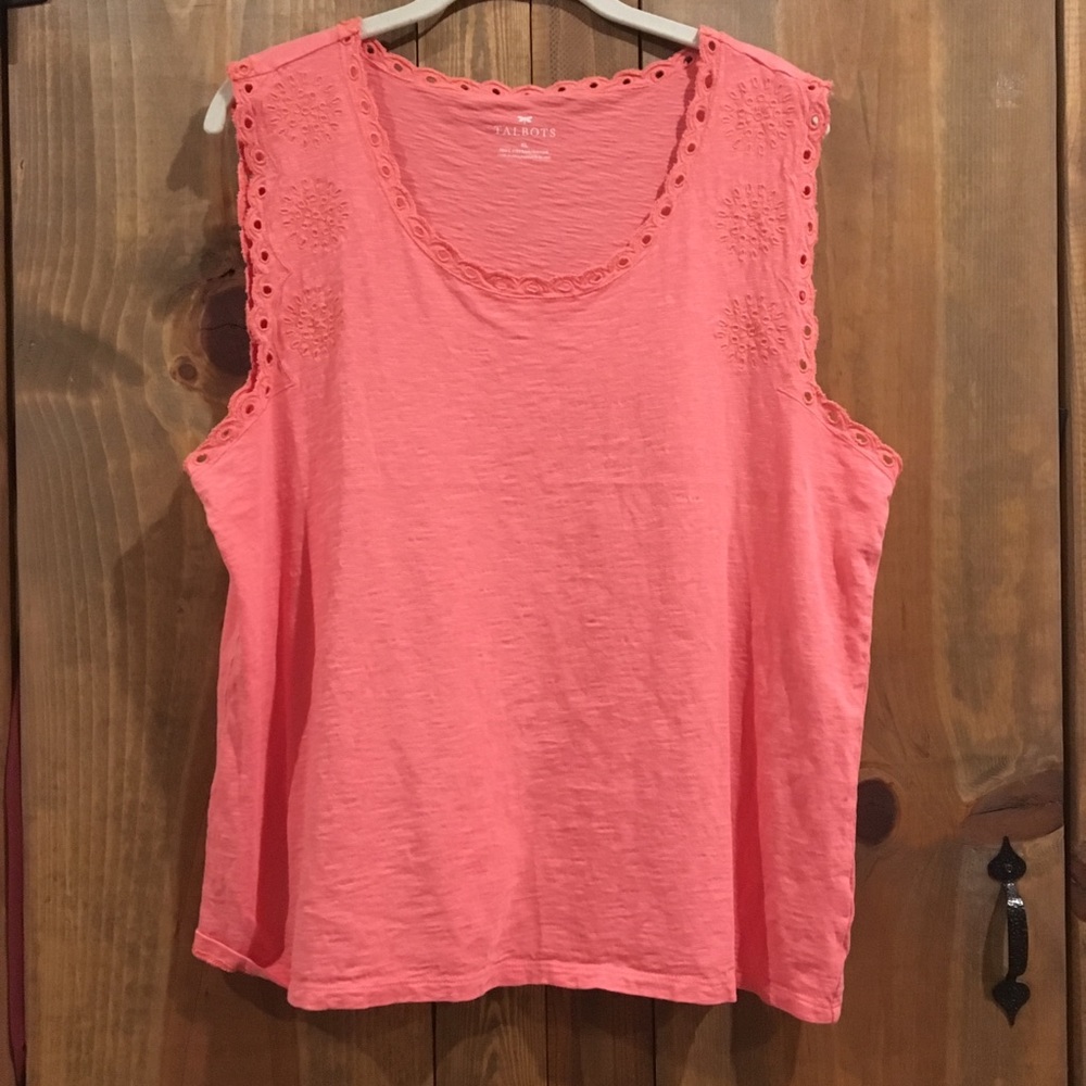 Coral tank top
